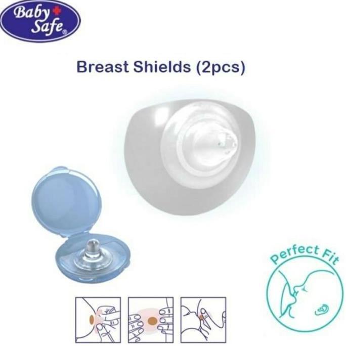 Bbyxx- Babysafe Nipple Shield Pelindung / Penyambung Puting Ibu Bayi Baby Safe
