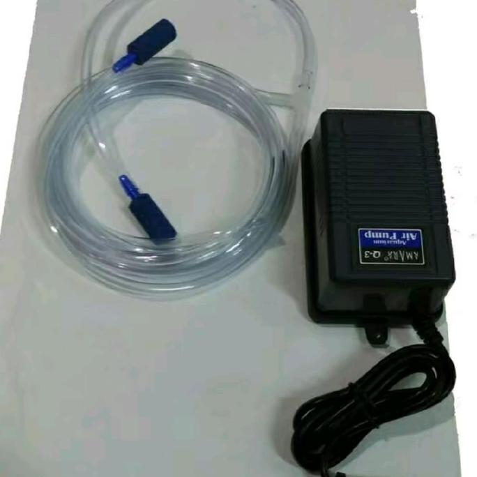 Blebeb- Paket Lengkap Aerator Amara 1 Lubang Cabang 2 Output Untuk Aquarium
