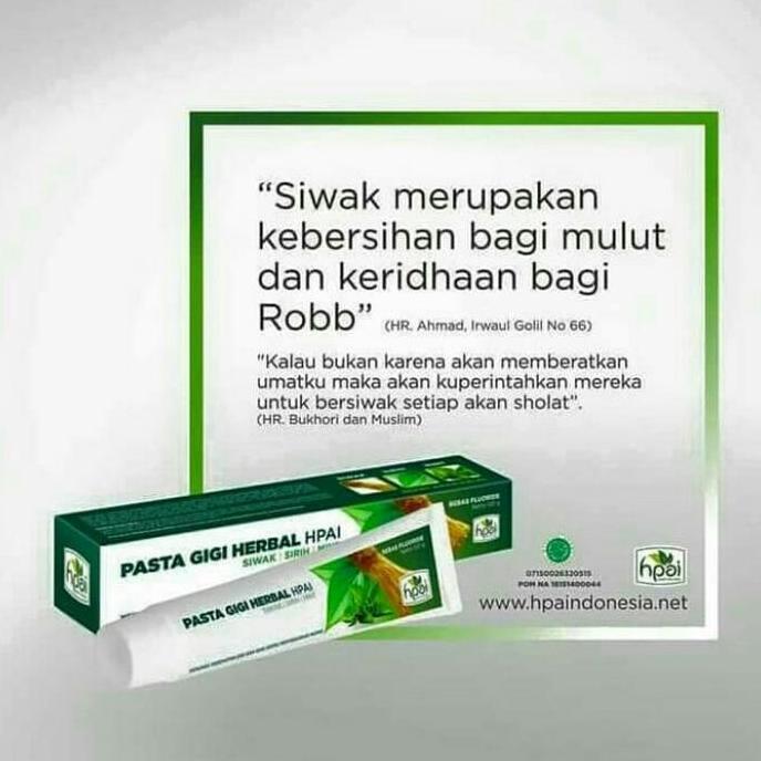 Pasta Gigi Herbal HPAI Odol Siwak