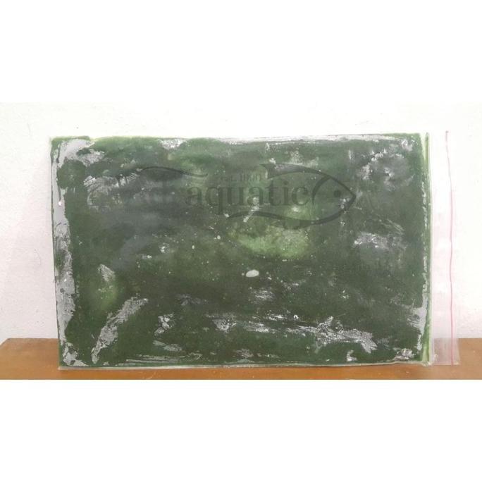 Blebeb- Burger Discus Louhan Beku Hijau Spirulina Pakan Makanan Ikan