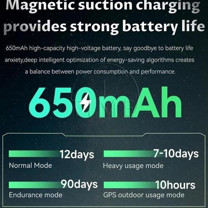 Tiazmi Kc82 |  Built-In Gps | Jam Tangan Pintar | Tahan Air 1Atm | Jam Tangan Militer | Ketinggian/T