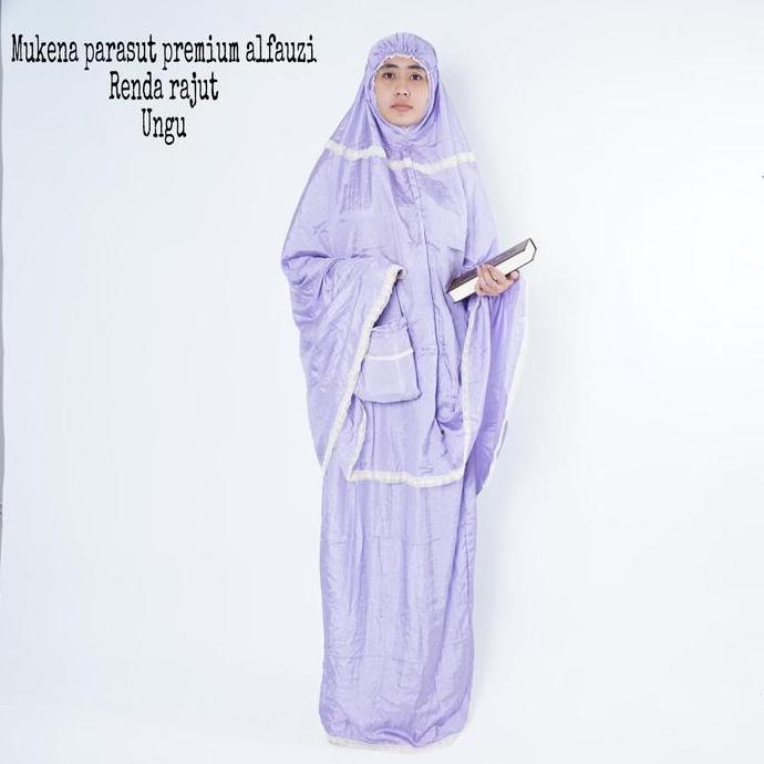 Grosir Promo Mukena Parasut Jumbo Renda Rajut Afc