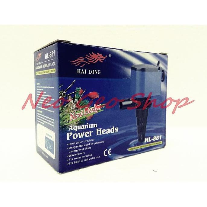 Blebeb- Pompa Aquarium Akuarium Hai Long Hilong Hi Long 881 Hl-881 Murah