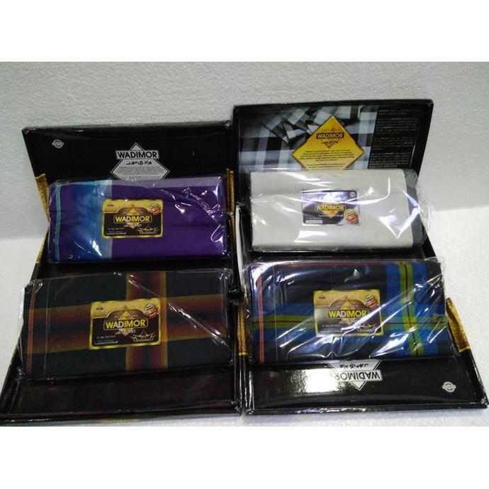 Murah 1 Kodi (20 Bh) Kain Sarung Muslim Pria Dewasa Merk Wadimor Padang