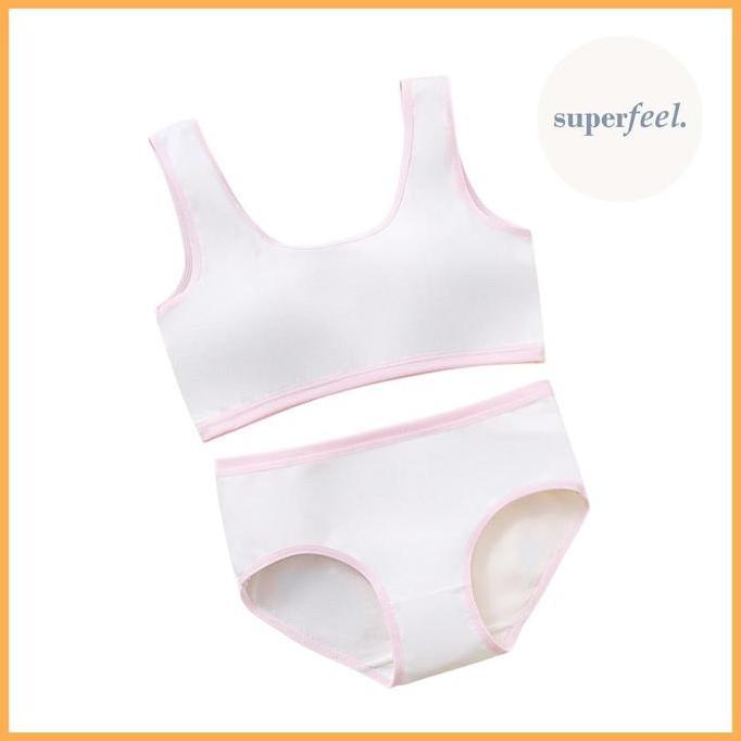 DF364 - SFL SATU 1 SET PAKAIAN DALAM ANAK BAHAN KATUN ADEM MENYERAP KERINGAT COTTON MINISET CELANA D