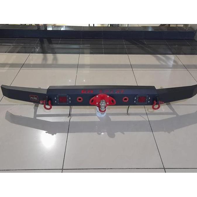 Promo Towing Belakang Tanduk Belakang Mobil Rush GR 2018 - 2025 Custom Emboss Diskon