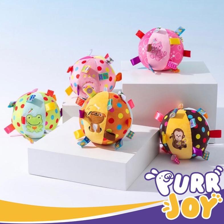 PURRJOY Boneka Bola Lonceng Mainan Anjing / Boneka Bola Mainan Anjing / Boneka Mainan Anjing / Maina