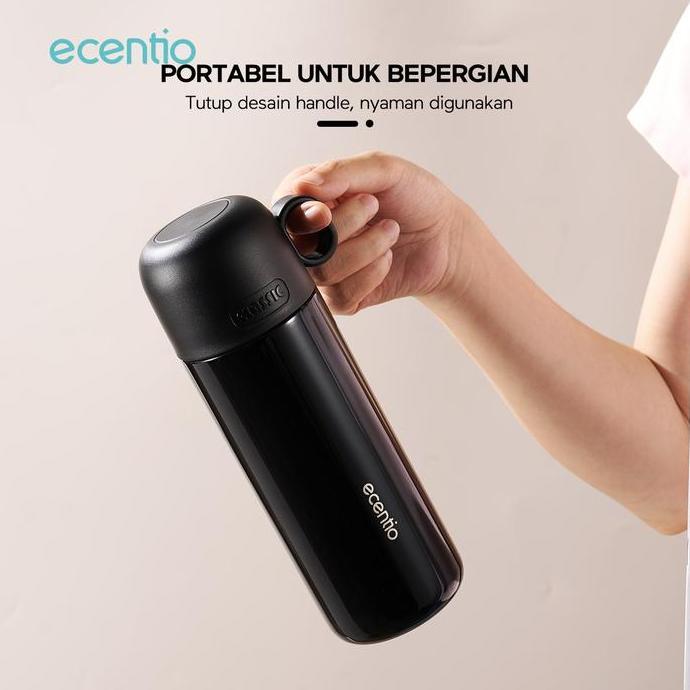 ecentio Tumbler air panas Termos Botol Minum Vacuum 500ml