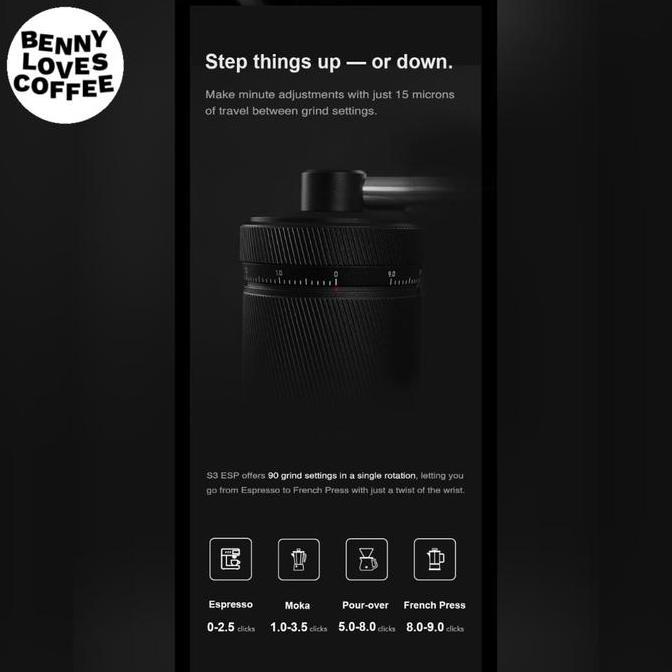 Promo Timemore S3 ESP hand grinder Diskon