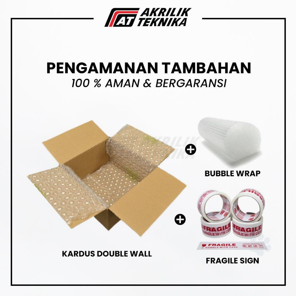 Dudukan Plat Mobil Tempat Tatakan Plat Akrilik Brand Merk DCS