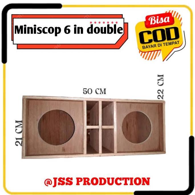 Box Speaker 6 inch double miniscoop