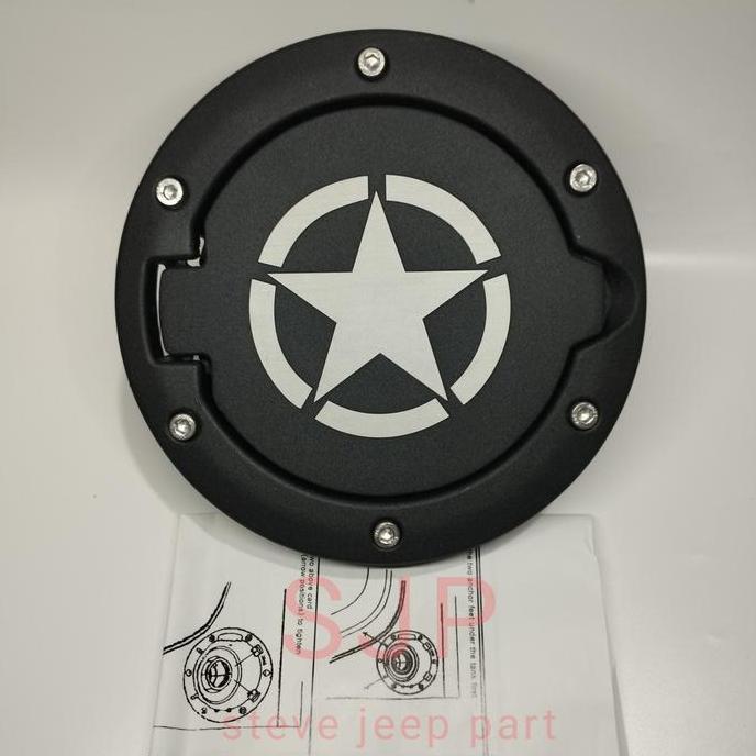 cover tutup tangki bensin jeep wrangler rubicon JK