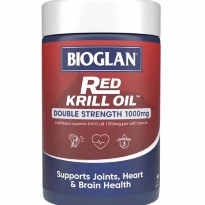 Bioglan Red Krill Oil double strength 60 capsules
