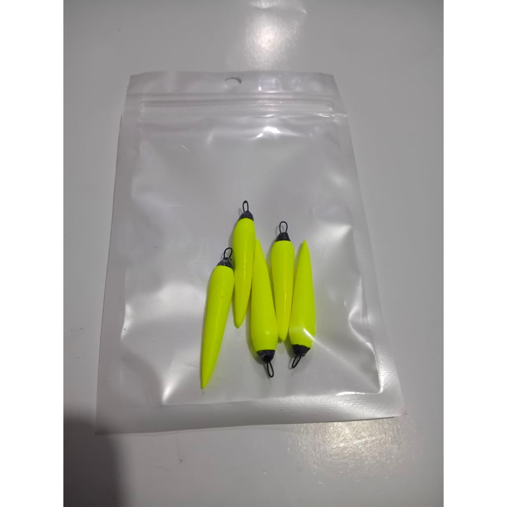 pelampung cabe rawit/ pelampung pancing spon cat isi 5 pcs