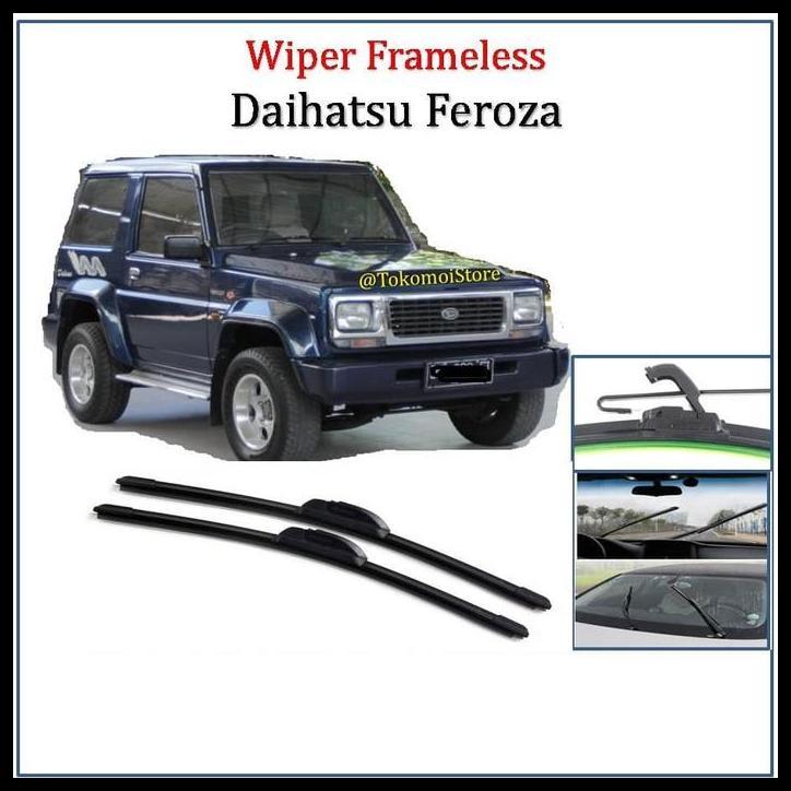 TERMURAH WIPER FRAMELESS DAIHATSU FEROZA 