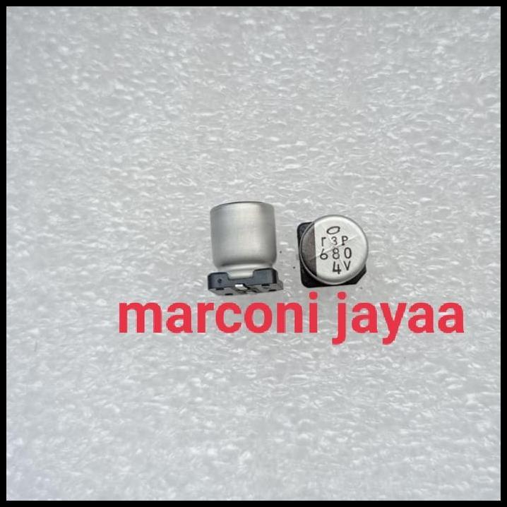 TERBARU KAPASITOR SMD 680UF 4V 8X10MM 