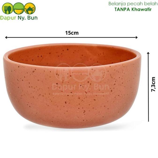 Bestone- Mangkok Soup Keramik Cantik Estetik Pyramid