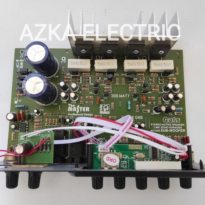 Bestone- Kit Power Amplifier Speaker Aktif Stereo Plus MP3 Bluetooth 300 Watt