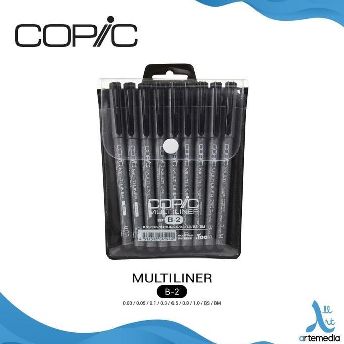 Copic Multiliner Black Set Drawing Pen