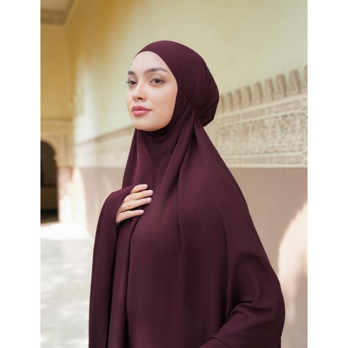 Heaven Lights - Purity Plain Prayer Set - Mukena Travel Polos