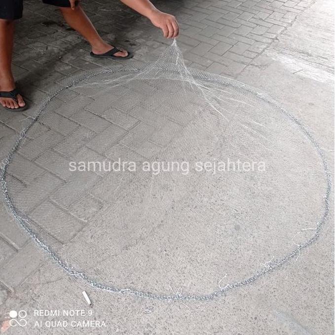 Bst Ready Jala Kecrik Jala Ikan 1,3 Meter Bisa Untuk Udang Jala Lempar Jala Sungai Best Seller