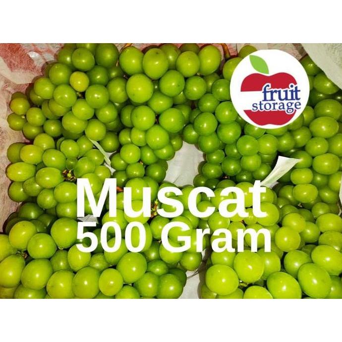 Buah Anggur Muscat Hijau / Merah Seedless China Fresh Grapes