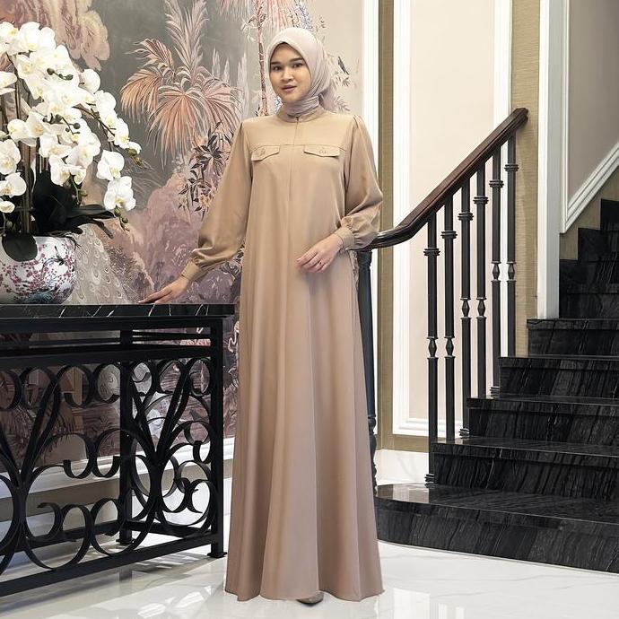 Dyna Dress Muslim Casual Cantik by Arniz Indonesia New