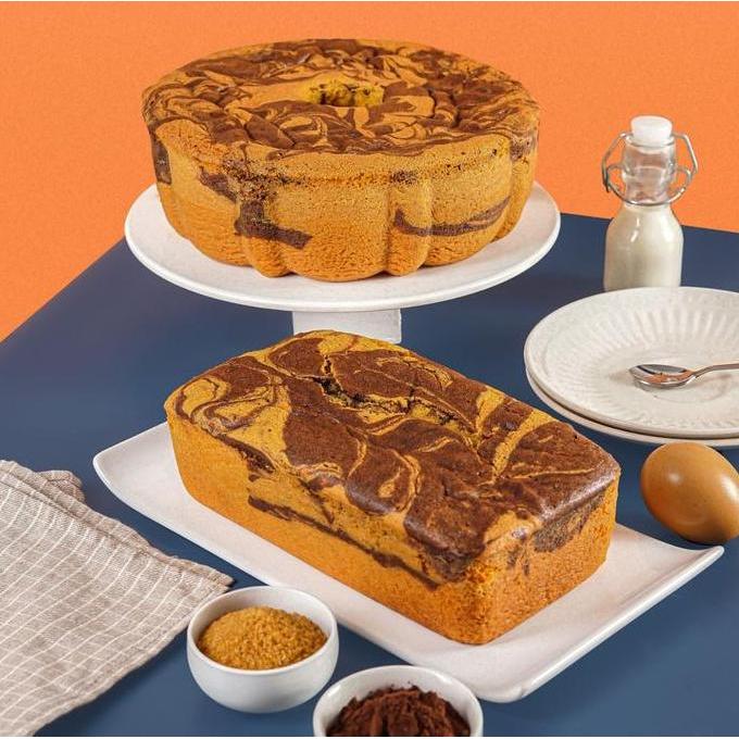 Premium Wijsman Bolu Marmer / Marmer Cake ( Marble Cake )
