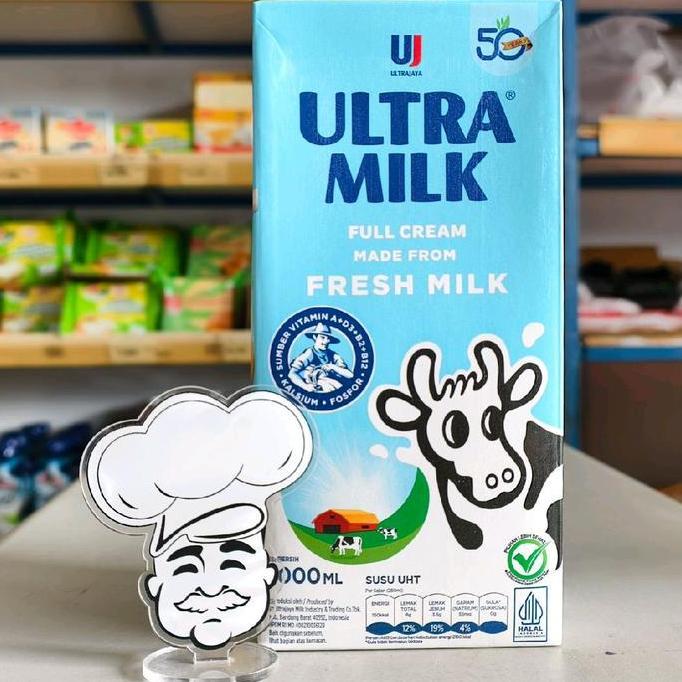 Alami- Susu Uht Ultra Milk 1Liter / Susu Fullcream Ultra 1Liter / Susu Coklat Ultra 1 Liter