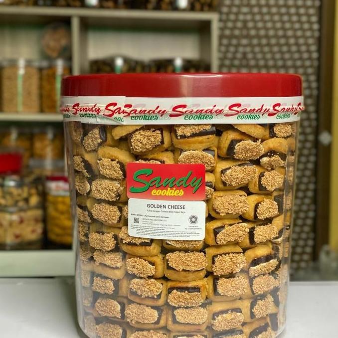 Golden cheese 800ml sandy cookies spesial