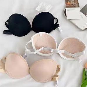 Bahanlembut- Bh Bra Wanita Bra Seamless Tali Bening Bh Push Up Ada Kawat Readystock B088 Busa Tebal 