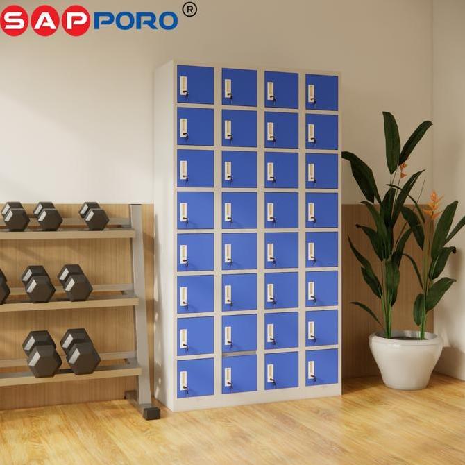 Organix- Sapporo Stuttgart - Loker Besi 32 Pintu | Steel Locker 32 Doors