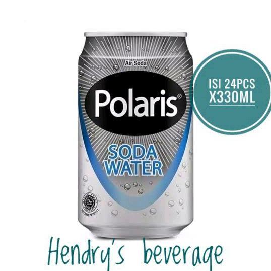 Winebluse- Air Soda Polaris 1Karton Isi 24Pcs Original | Polaris Soda Water | Soda Tawar