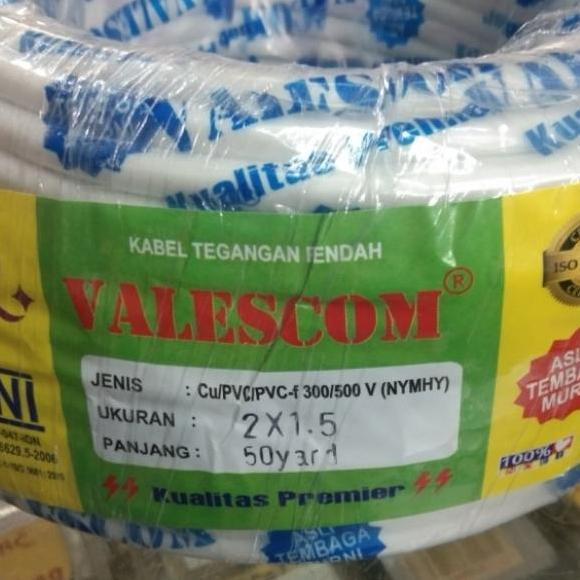 Promo Kabel Serabut NYMHY 2x1.5 mm SNI / Kabel Serabut Putih NYM HY 2x1,5 Diskon