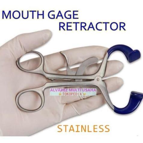 Baru Mouth Gag / Molt Gag / Mouth Retractor / Pembuka Mulut Stainless