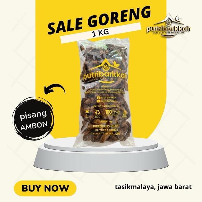 Nikmat- 1 Kg-Sale Pisang Goreng Ambon Putri Barkkah Snack Cemilan Campuran Buah Makanan Ringan Kerin