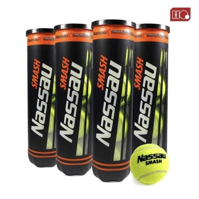 Bola Tenis TENNIS NASSAU SMASH (NASSAU SMASH) isi 4 ORIGINAL