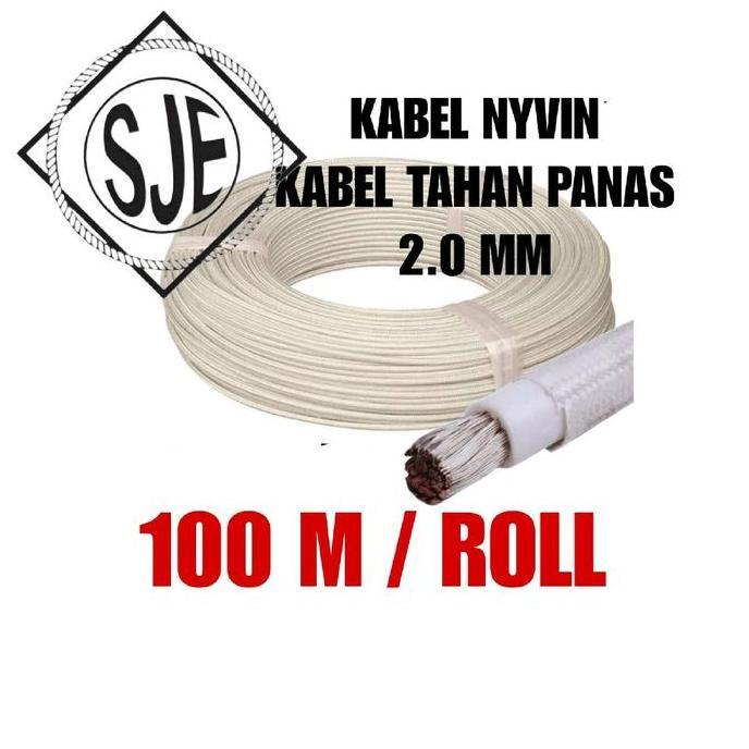 Promo kabel tahan panas 2mm / kabel nyvin 2mm / kabel heater 2mm Diskon