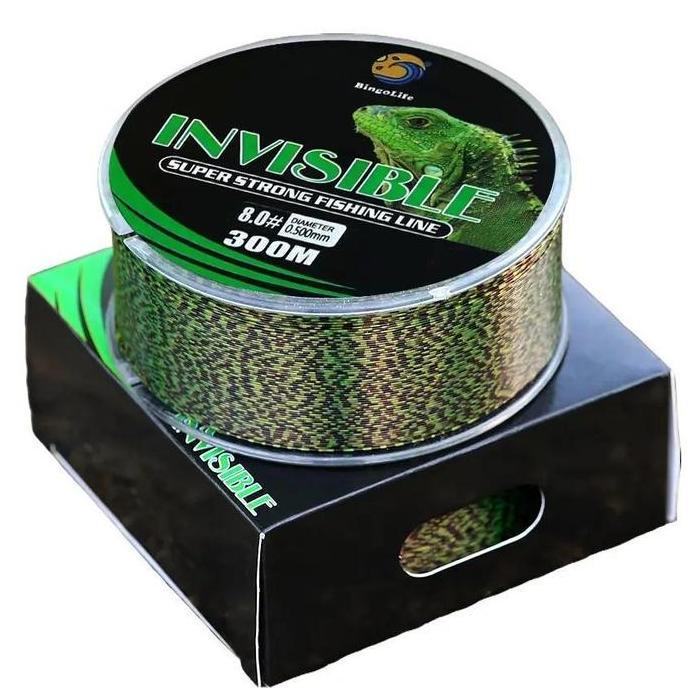Codbisa- Alat Pancing Senar 300M Nilon Fishing Line Invisible Memancing Senar Speckle Original Benan