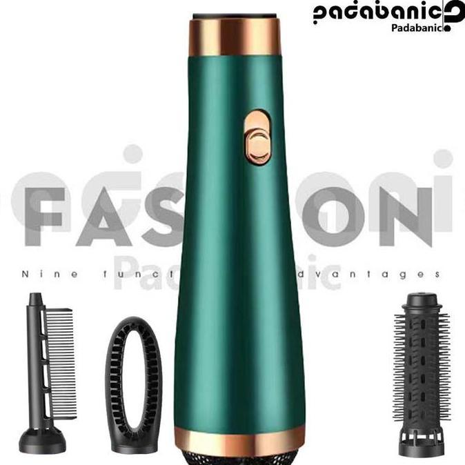 PADABANIC A8003 3-in-1 Blow Dryer | Hair Dryer Sisir | Pengering Rambut dengan Ion Negatif & Suhu Ko