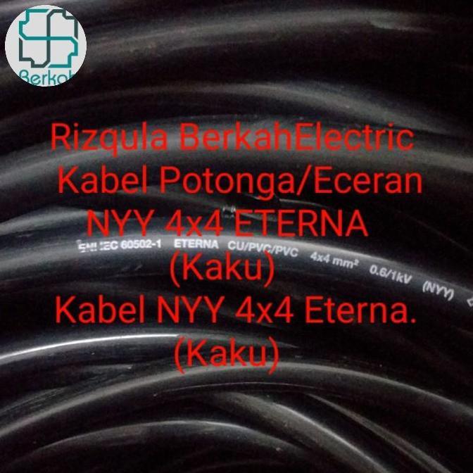Promo Kabel Potonga NYY 4x4 ETERNA/ Nyy 4x4 potongan/ Nyy 4x4 Eterna. Diskon