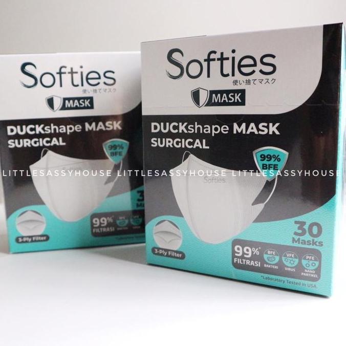 MASKER SOFTIES DUCKSHAPE SURGICAL BOX - masker duckbill - littlesassyhouse
