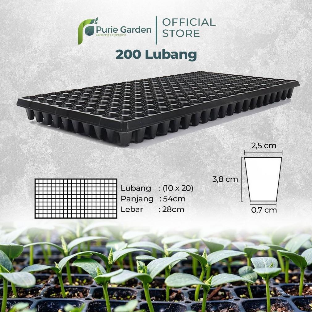 Bisa Cod Tray Semai 200 Lubang Pot Tray Penyemaian Bibit Tanaman Pg Sby ...