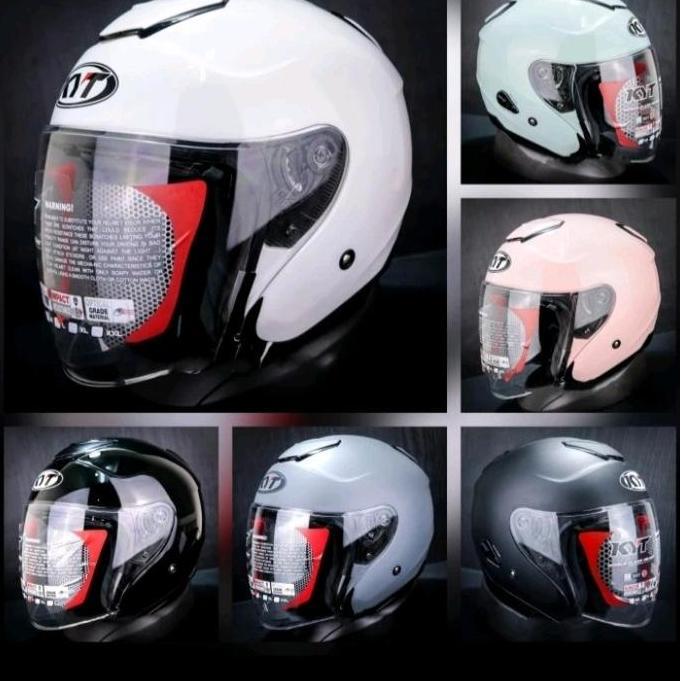 HELM KYT KYOTO R SOLID ORIGINAL | HELM HALF FACE | HELM ORIGINAL KYT KYOTO | MOTORCYCLE
