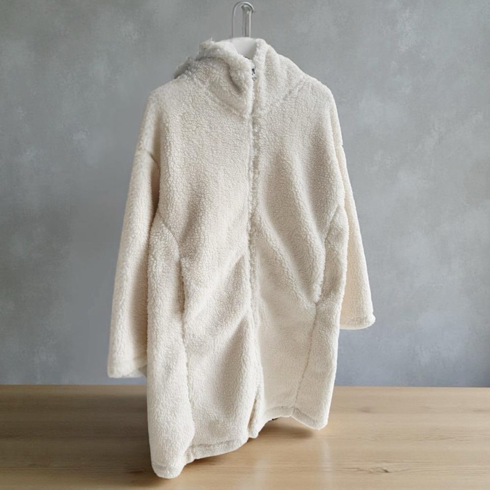 Hot Sale Jacket Musim Dingin Winter Sherpa Panjang Wanita Dewasa Stl