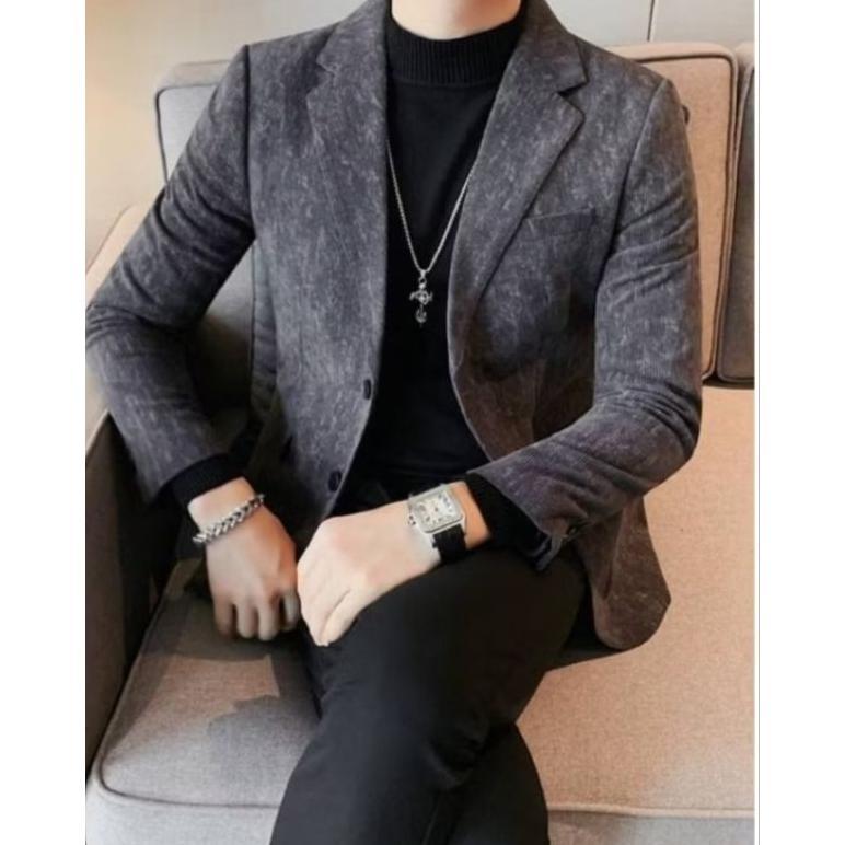 HOT PRODUCT Jas Corduroy Pria Slim Fit Jas Blazer Corduroy Pria  Jas Blazer Pria Casual