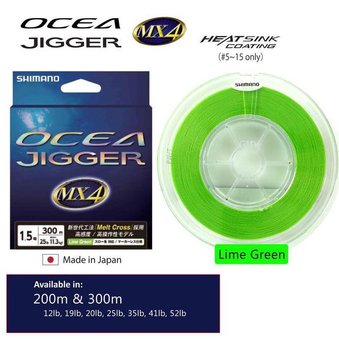 Senar Pe Shimano Ocea Jigger Mx 4