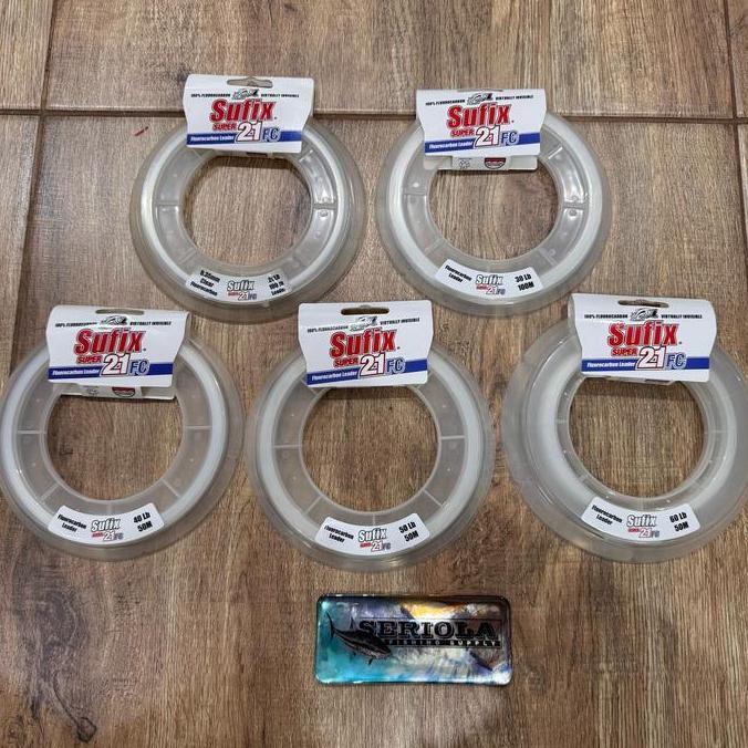 Leader Sufix Super 21Fc Clear Fluorocarbon 50M - 100M