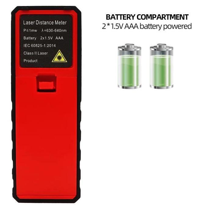 Meteran Laser Digital 30M Meter Laser Pengukur Jarak Rangefinder Kualitas Terbaik Harga Termurah