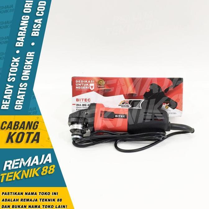 DISH GRINDER VARIABLE SPEED / MESIN GERINDA 4 INCH - BITEC INA MG 4520